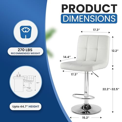 Newbulig bar stools set 2 - of,
