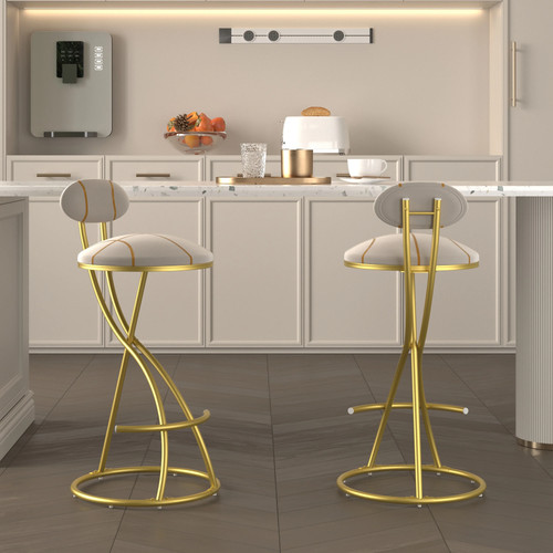Modern gold metal frame - gold,